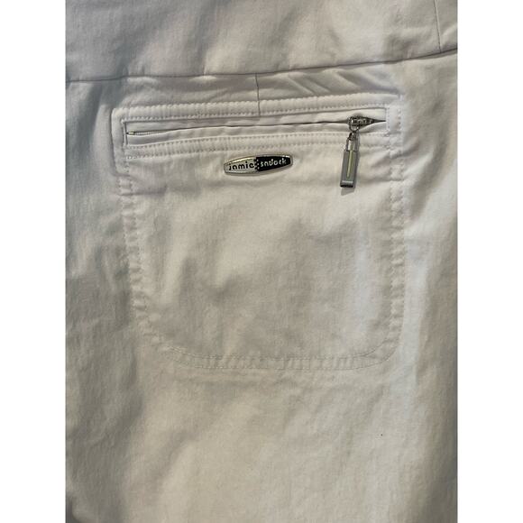 Jamie Sadock Bermuda Shorts Womens 14 White Golf Casual Summer Cargo Pocket - Picture 6 of 9